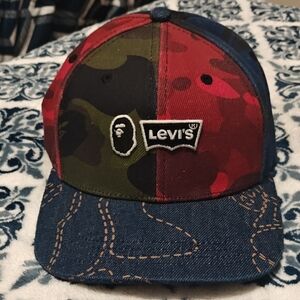 Levi's Red and Green Camo Cap